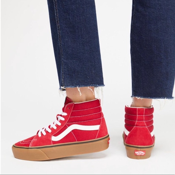 Vans old skool high platform size 7.5 - Picture 2 of 8